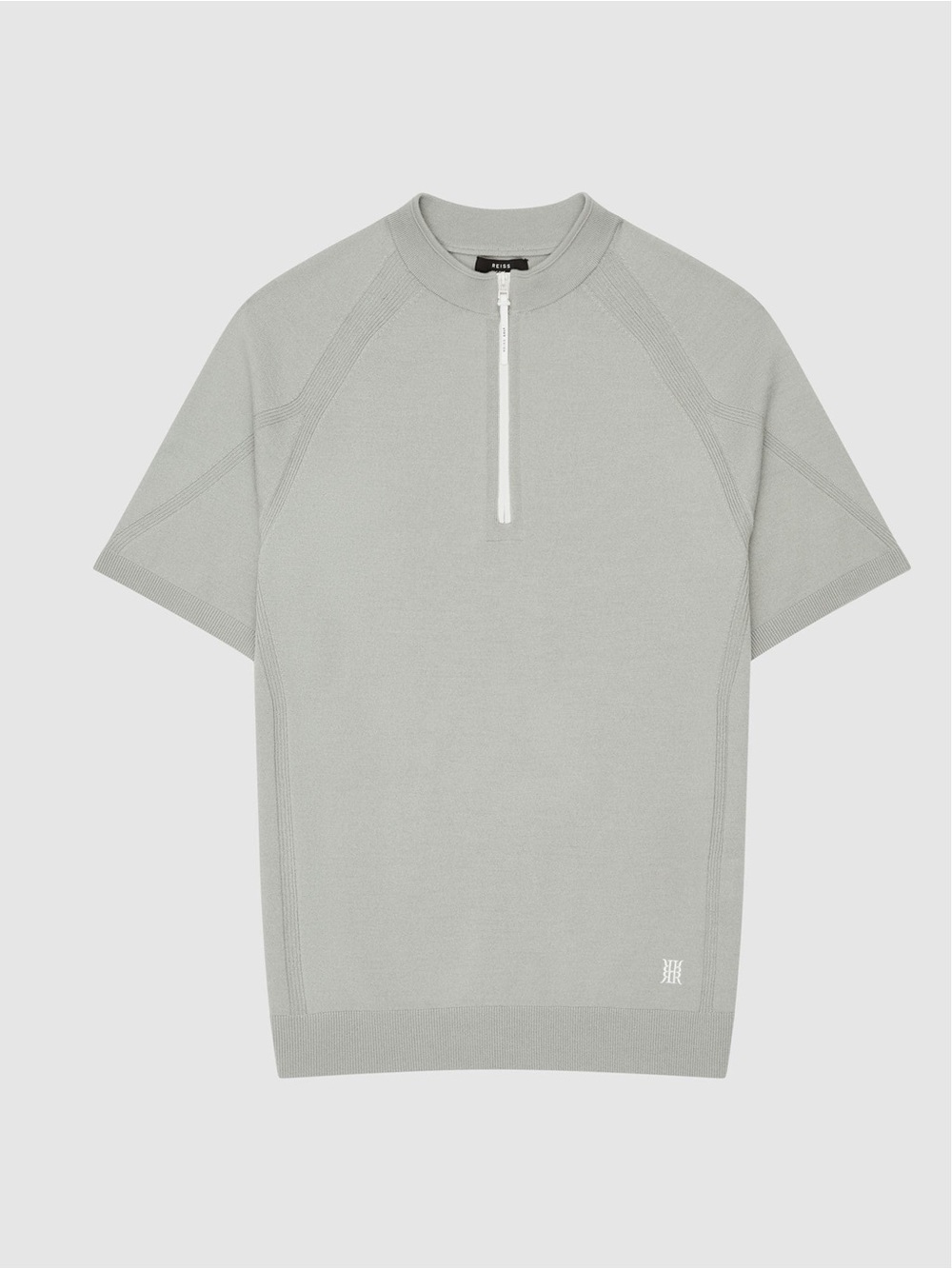 REISS  golf Half Zip Funnel Neck Polo T-Shirt